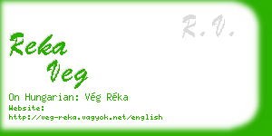 reka veg business card